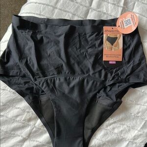 Shapermint Black Essentials Absorbent Panty